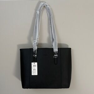 Bromen NWT Black Women’s Briefcase Laptop Tote Bag